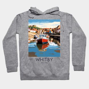 A Pop Art Travel Print of Whitby - England Hoodie